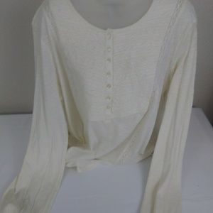 Women's Ralph Lauren Blouse XL Rib Knit